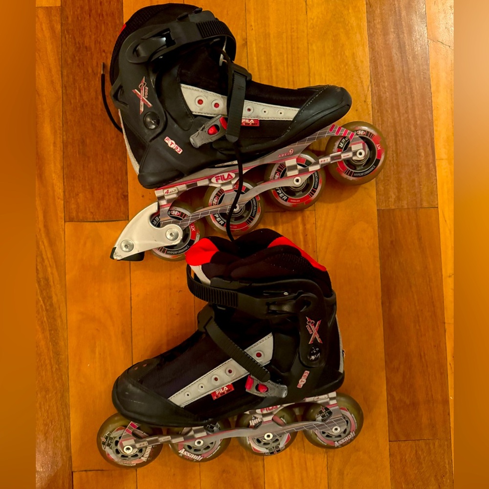 FILA Black and Red Women Inline Skates